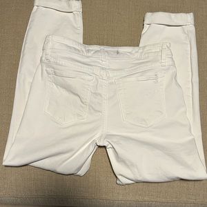 Joe’s jeans white Capri cropped jeans size 28